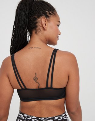 OFFLINE By Aerie Bra deportivo en punto elástico con escote profundo