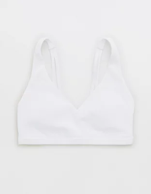 OFFLINE By Aerie Ribbed Plunge Sports Bra