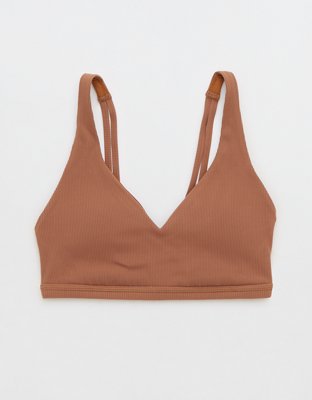 OFFLINE By Aerie Ribbed Square Neck Sports Bra