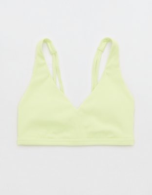 OFFLINE By Aerie Ribbed Plunge Sports Bra