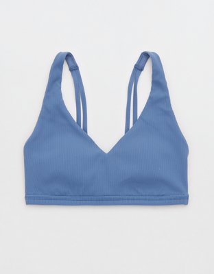 OFFLINE By Aerie Ribbed Square Neck Sports Bra