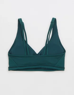 OFFLINE By Aerie Ribbed Plunge Sports Bra