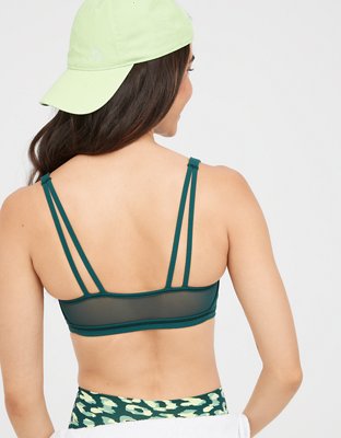 OFFLINE By Aerie Ribbed Plunge Sports Bra