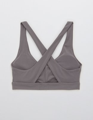 OFFLINE By Aerie Real Me Bra deportivo con plisado