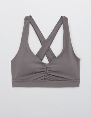 OFFLINE By Aerie Real Me Bra deportivo con plisado