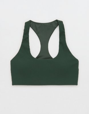 OFFLINE By Aerie Bra deportivo en punto elástico con espalda deportiva