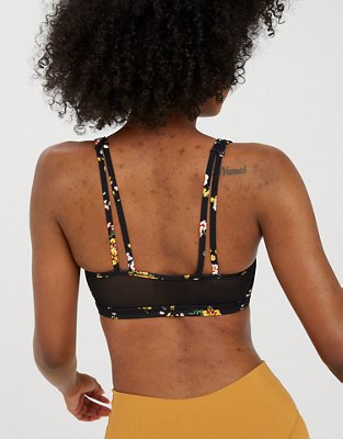 OFFLINE By Aerie Goals Bra deportivo con escote profundo