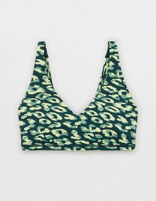 Aerie NWT Royal Blue Pattern Mesh Racerback Padded Sports Bra Size Small -  $30 New With Tags - From Emily