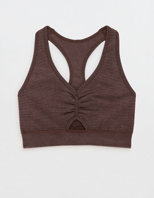 OFFLINE By Aerie Totally Textured Seamless Racerback Sports Bra