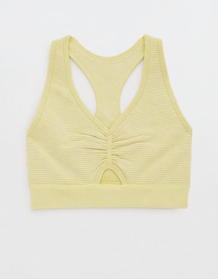 OFFLINE By Aerie Totally Textured Seamless Racerback Sports Bra