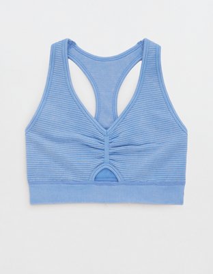OFFLINE By Aerie Totally Textured Seamless Racerback Sports Bra