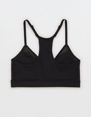 OFFLINE By Aerie Goals Mesh V-Neck Sports Bra