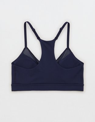 OFFLINE By Aerie Goals Mesh V-Neck Sports Bra