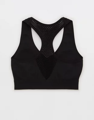 OFFLINE By Aerie Seamless Mesh Racerback Sports Bra
