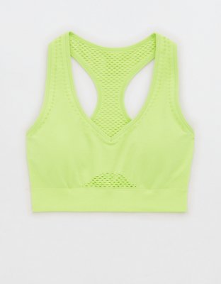 OFFLINE By Aerie Seamless Mesh Racerback Sports Bra