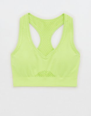 OFFLINE By Aerie Ribbed High Neck Sports Bra