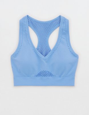 OFFLINE By Aerie Seamless Mesh Racerback Sports Bra