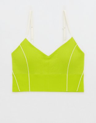 Neon Green Seamless Sports Bra by H&M