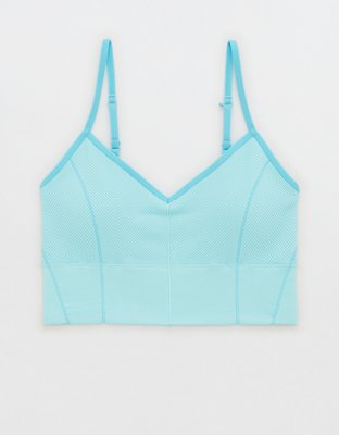 aerie OFFLINE By Main Squeeze Seamless Plunge Sports Bra - ShopStyle