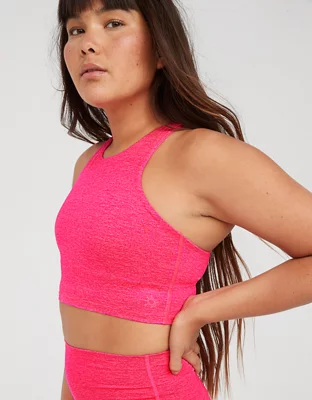 OFFLINE By Aerie The Hugger High Neck Longline Sports Bra