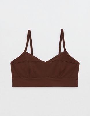 Twist Front Ribbed Sleeveless Low-Impact Sports Bra in Nude Pink - Retro,  Indie and Unique Fashion