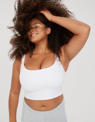 OFFLINE By Aerie After Party Velour Longline Sports Bra