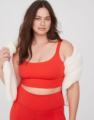 Buy OFFLINE By Aerie The Hugger High Neck Longline Sports Bra online