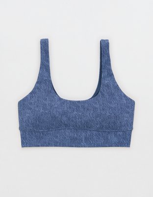 AE x Aerie Match Made In Denim Goals Scoop Sports Bra