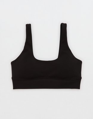 OFFLINE By Aerie Goals Bra Deportivo en Punto Elástico con Cuello Caído