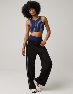 OFFLINE By Aerie Real Me XTRA Bra Deportivo de Línea Larga con Cierre