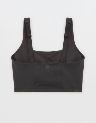 OFFLINE By Aerie The Hugger Square Neck Longline Sports Bra