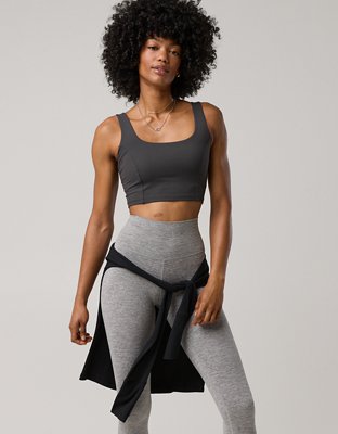 OFFLINE By Aerie The Hugger Square Neck Longline Sports Bra