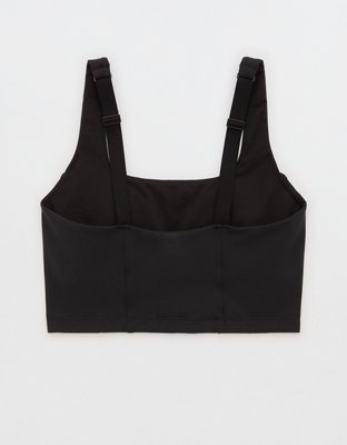 OFFLINE By Aerie The Hugger Square Neck Longline Sports Bra