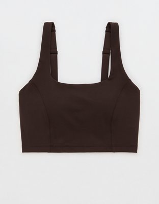 OFFLINE By Aerie The Hugger Square Neck Longline Sports Bra