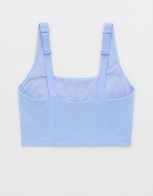 OFFLINE By Aerie The Hugger Square Neck Longline Sports Bra