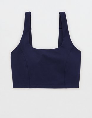 OFFLINE By Aerie The Hugger Square Neck Longline Sports Bra