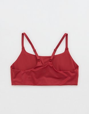 OFFLINE By Aerie Goals Gloss Strappy Sports Bra
