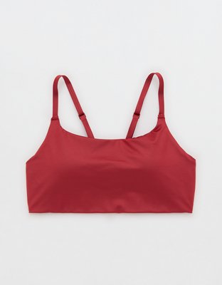 OFFLINE By Aerie Goals Gloss Strappy Sports Bra