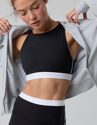 OFFLINE By Aerie The Hugger High Neck Sports Bra