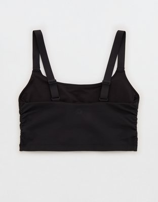 OFFLINE By Aerie The Hugger Ruched Longline Sports Bra