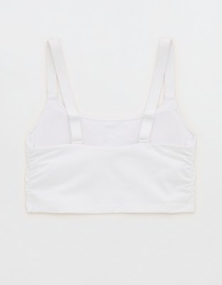OFFLINE By Aerie The Hugger Ruched Longline Sports Bra