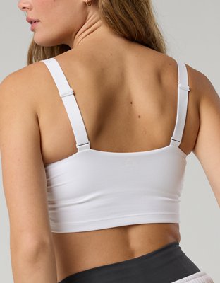OFFLINE By Aerie The Hugger Ruched Longline Sports Bra