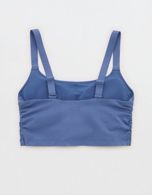 OFFLINE By Aerie The Hugger Ruched Longline Sports Bra