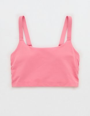 OFFLINE By Aerie The Hugger Ruched Longline Sports Bra