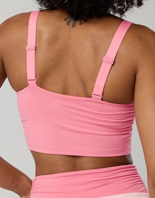 OFFLINE By Aerie The Hugger Ruched Longline Sports Bra
