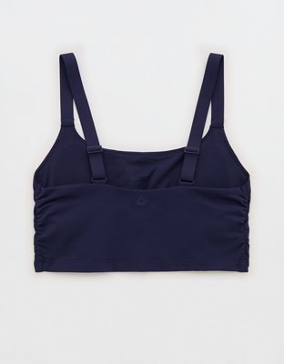 OFFLINE By Aerie The Hugger Ruched Longline Sports Bra
