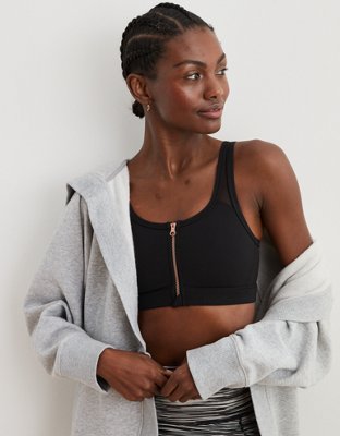 sports bra zip up