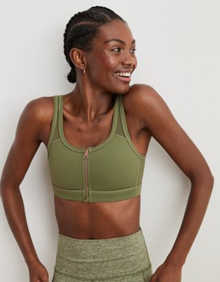 front sports bra