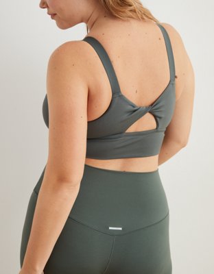 aerie high neck sports bra