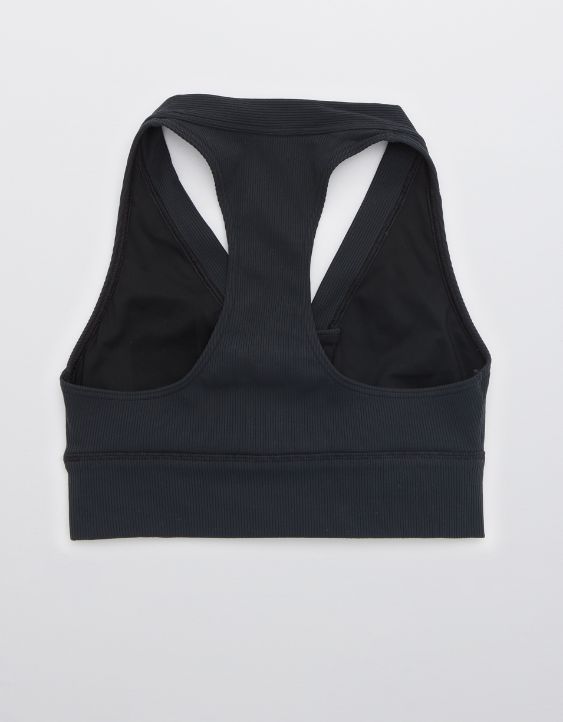 OFFLINE Ribbed Lace Up Sports Bra